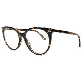 Gucci GG0093O Unisex Full-Rim Panto Eyeglasses with Prescription Lenses, Yellow, 53mm/17mm/140mm
