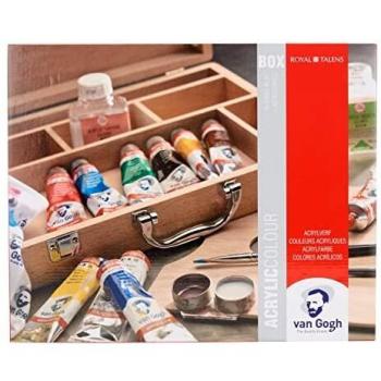 Talens - Caja de pinturas acrílicas Van Gogh
