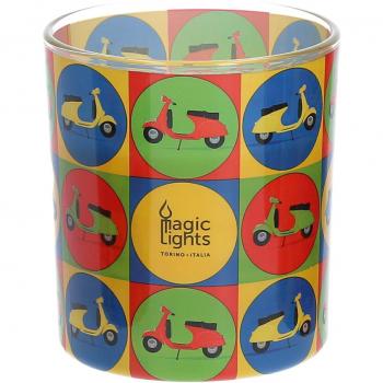 Vela Magic Lights Motocicleta (7,5 x 8,4 cm)