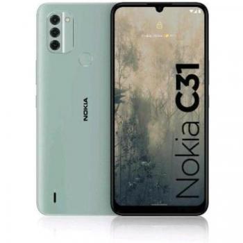 Nokia C31 Smartphone, 4GB RAM, 64GB Storage, Dual SIM, Mint Green, 6.74-inch Display