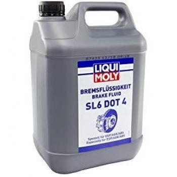 Líquido de frenos LIQUI MOLY SL6 DOT 4 para VW, AUDI y MERCEDES-BENZ - Capacidad: 5 litros