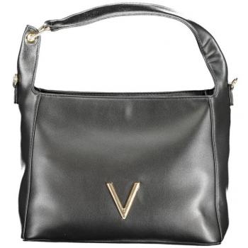 Valentino by Mario Valentino Black Polyethylene Handbag with Adjustable Strap, Size: ONE SIZE, Female