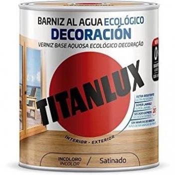 Titanlux - Barniz al Agua Ecológico Satinado Decoración…