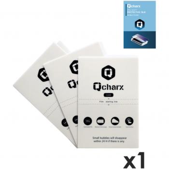 Lámina de protección frontal Qcharx Hidrogel HD QX1 - 1 unidad, compatible con Qx1 y Qx1 Lite