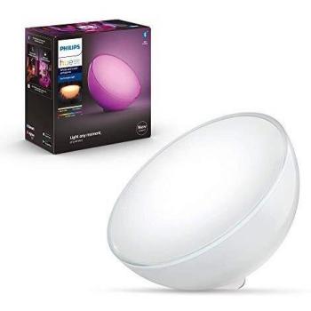 Philips Hue – Lámpara inteligente, Hue Go, Lámpara de Mesa LED Inteligente, Luz Blanca y de Colores, Compatible con Alexa y Google Home, Color Blanco
