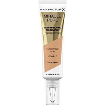 Max Factor Miracle Pure Skin-Improving Foundation SPF 30 45 Warm Almond 30ml