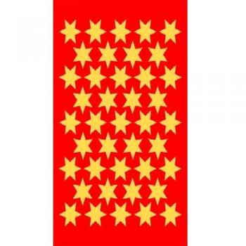 Pegatinas Navideñas HERMA 3903, Estrellas Doradas Ø 14 mm, 195 Piezas en 3 Hojas