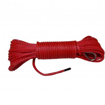 3/16*50ft Synthetic Winch Cable 4500lbs,Winch Rope for ATV UTV Vehicle,Off Road Rope
