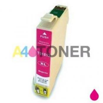 Tinta de Calidad Premium Compatible con Impresoras Epson 18XL en Color Magenta