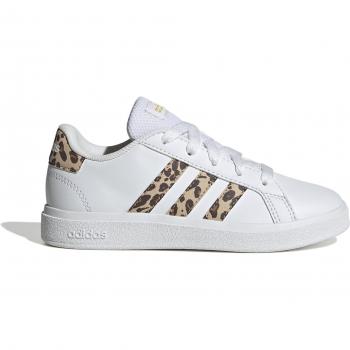 Adidas Grand Court 2.0 Kids Sneakers - White/Magic Beige/Matte Gold
