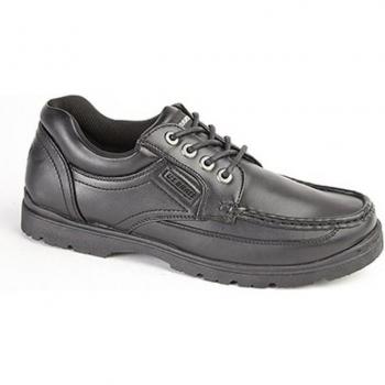 US Brass Boys Smaug/Stubby Lace Up Boat Shoes - Characteristics: Durable leather upper, lace-up closure for a secure fit, cushioned insole for comfort, non-slip rubber outsole for traction, lightweight design, available in various sizes and colors