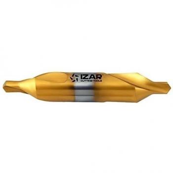 Izar 14388 Broca Centrar Doble, HSS, TiN, 1310, DIN 333 A, 10.00 mm Diámetro Corte, 25.00 mm Mango
