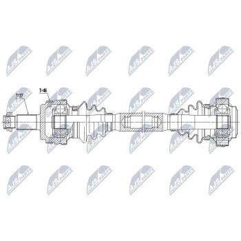 Árbol de transmisión NTY NPW-BM-036 - Alta resistencia y durabilidad