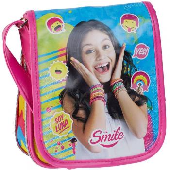 Disney- Maya Bay Short Sleeve Classic Fit Shirt Soy Luna Clutch, Color Rosa, 22 cm