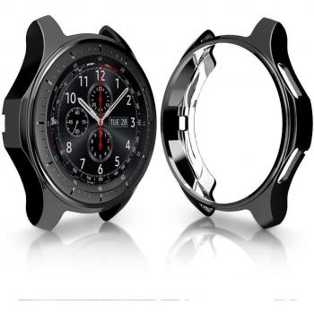 KTcos Estuche para Samsung Gear S3 Frontier SM-R760, Soft TPU Plateado [Scratch-Proof] Allround Protector de Parachoques Shell para Samsung Gear S3 Frontier SM-R760 Smartwatch