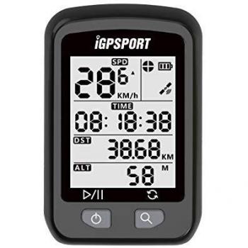 iGPSPORT Ciclocomputador GPS iGS50S, Ciclismo Bicicleta Computadora Impermeable Inalámbrica IPX7 Compatible con Sensores Ant+