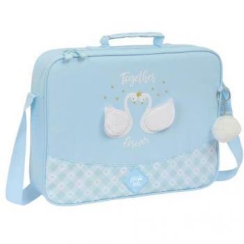 Cartera Escolar Glow Lab Cisnes con Diseño Exclusivo y Licencia Oficial - Ideal para Actividades Extraescolares