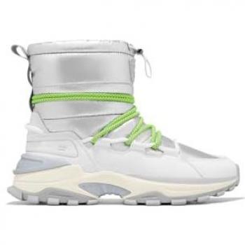 Botas de Mujer D. Franklin Estilo Track Acolchadas Plata