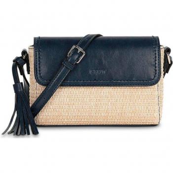 SKPAT Estoril Bolso Bandolera para Mujer, Color Marino, Cremallera, Piel Sintética, Uso Diario, Pequeño 21x15x5.5cm Modelo 313685