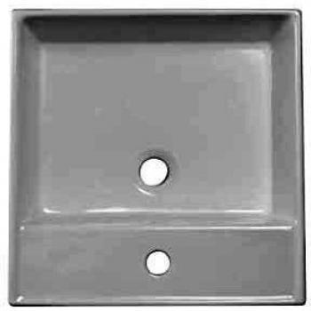 Lavabo Oceanic de Cerámica Cuadrado 38x38x12 cm Lenã