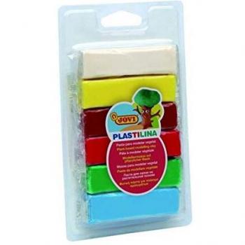 Jovi - Blíster con 6 barras de plastilina, 25 g, surtidas