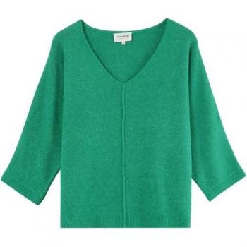 Grace & Mila Women's Emerald Green Kimono Sleeve Sweater