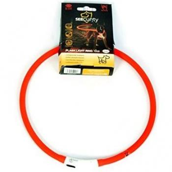 Duvo Plus Collar Seecurity LED de Silicona Rojo