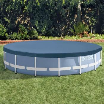 Cubierta de piscina redonda Intex 457 cm con protección UV y resistente al agua
