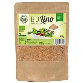 SOLNATURAL Semillas DE Lino Doradas TRITURADAS Bio 250 g, No aplicable