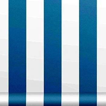 Equipo DRT Siro - Papel pintado a rayas, color azul, 1 rollo