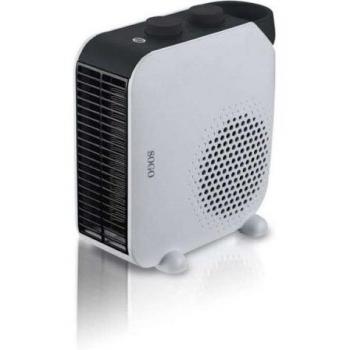 Termoventilador Turbo Sogo 2000W Max - Calefactor portátil, potencia de 2000W, función de ventilación y calefacción, diseño compacto y ligero, termostato ajustable, protección contra sobrecalent