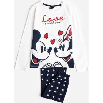 Pijama de niña largo con estampado grande Love is in the Air