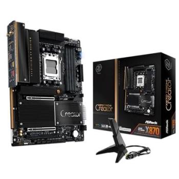 Placa Base ASRock X870 Taichi Creator AM5 ATX DDR5 Wi-Fi 7 HDMI USB-C 10G & 5G LAN RGB