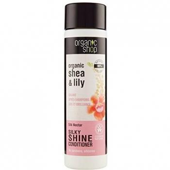 Organic Shop Silky Shine Hair Conditioner with Water Lily & Amaranth for Color-Treated Hair 280 ml