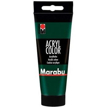 Pintura Acrílica Marabu Acryl Color, 100 ml, Verde Abeto 075