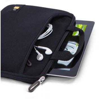 Case Logic 10 Tablet Attache Case - Black, Neoprene and Polyester