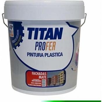 TITAN PROFER - Pintura Plastica Fachadas Mate Titan Profer 12 Kg