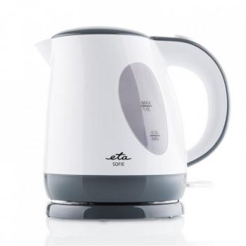 Hervidor Eléctrico ETA Sofie 2200 W 1 Litro Base Giratoria 360° Color Blanco