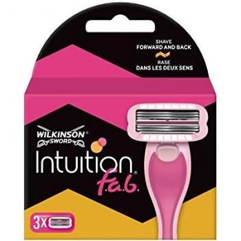 Wilkinson Intuition F.A.B Cuchillas de Afeitar para Mujer - Paquete de 3