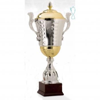 TROFEO CUENCO CON TAPA-D H CM 51 CM 16-ACABADOS-MADE IN ITALY