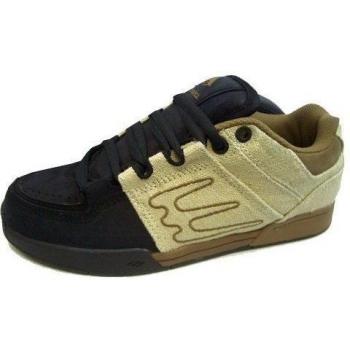 Emerica Skate Shoes Vette Suski Black/Tan, shoe size:42