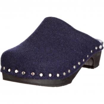Berkemann Natur-Toeffler 00407-350 - Zuecos de fieltro para mujer, color azul, talla 41.5