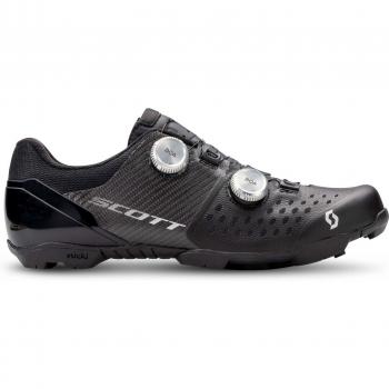 Zapatillas de ciclismo de montaña para hombre Scott MTB RC Ultimate BOA negras - Talla 44