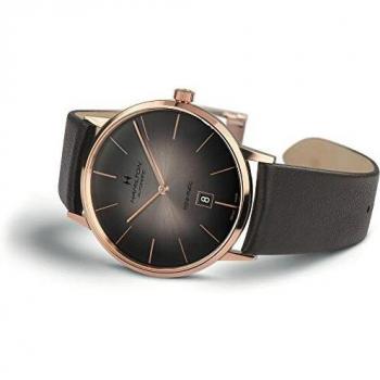 Hamilton Men's 42mm Brown Steel Bracelet & Case Quartz Analog Watch H38745501