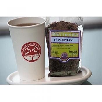Saboreaté y Café 209011.0 - The Flavour Shop Té Negro Pakistaní en Hoja Hebra Granel Infusión Natural 100 Gramos