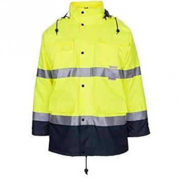 Parka de alta visibilidad tamaño L amarillo/marino PLANAM
