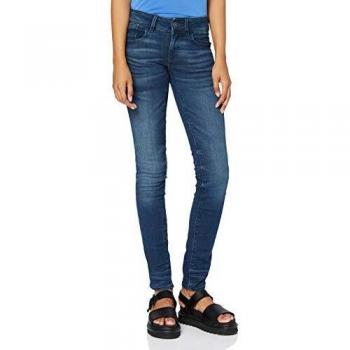 G-STAR RAW, Womens Lynn Mid Waist Skinny Jeans, Blue