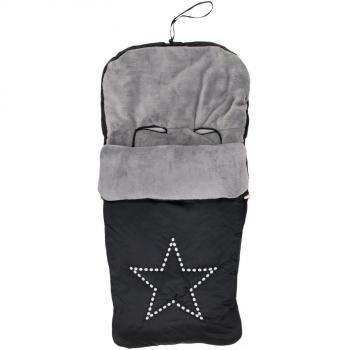 Alondra 643V-401 - Saco para silla de bebé universal, impermeable, bordado, color negro
