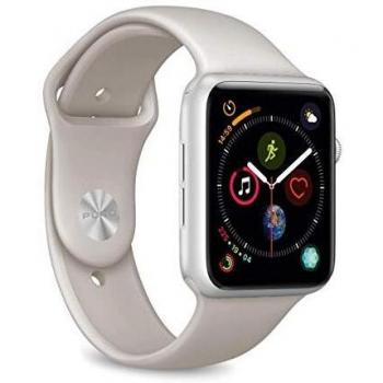 Puro Pack 3 Correas Silicona Apple Watch 42-44mm S/M y M/L Gris