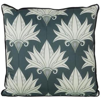 Cojín Verde Terciopelo Textil 45 x 45 cm Alexandra House Living